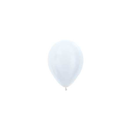 Round balloons 5inch (12cm) - Pearl White - 405 R5405 Sempertex France