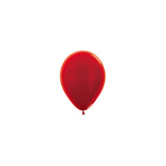 Ballons ronds 5inch (12cm) - Metallic Red - 515 R5515 Sempertex France