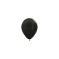 Ballons ronds 5" (12cm) noir métallique (Metallic Black 580) – 50 Pcs