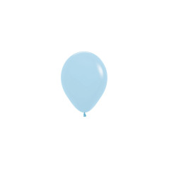 Round balloons 5inch (12cm) - Pastel Matte Blue - 640 R5640 Sempertex France
