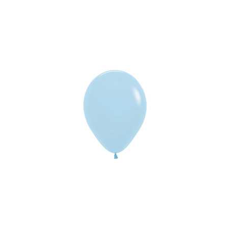 Round balloons 5inch (12cm) - Pastel Matte Blue - 640 R5640 Sempertex France