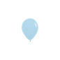 Ballons ronds 5" (12cm) bleu pastel mat (Pastel Matte Blue 640) – 50 Pcs