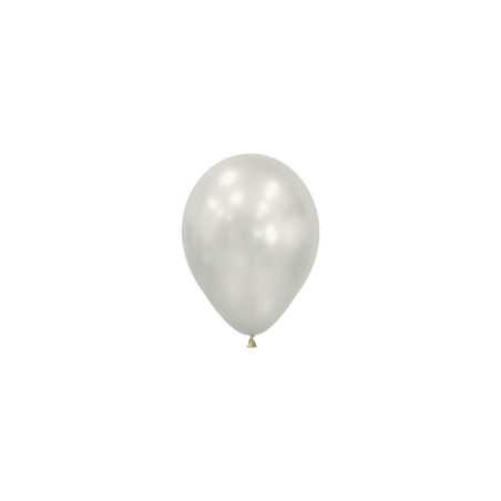 Ballons ronds 5inch (12cm) - Silk Oyster White - 806 R5806 Sempertex France