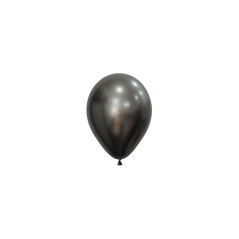 Round Balloons 5inch (12cm) - Silk Midnight Gray - 880 - 50 Pcs R5880 Sempertex France