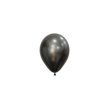 Round Balloons 5inch (12cm) - Silk Midnight Gray - 880 - 50 Pcs R5880 Sempertex France