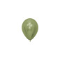 Ballons ronds 5" (12cm) vert anis chromé (Reflex Lime Green 931) – 50 Pcs