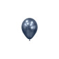 Round balloons 5" (12cm) midnight blue chrome (Reflex Galaxy Blue 944) – 50 Pcs
