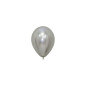 Ballons ronds 5" (12cm) argent chromé (Reflex Silver 981) – 50 Pcs