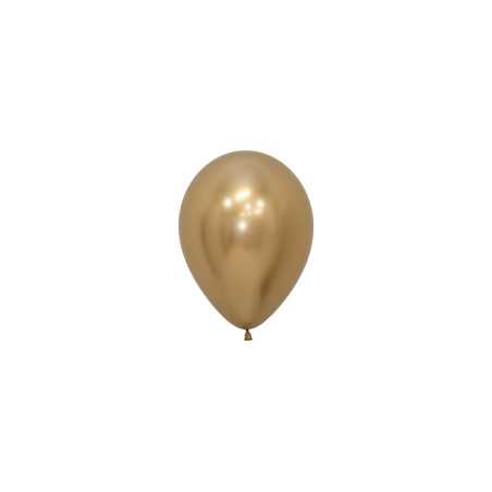 Round balloons 5inch (12cm) - Reflex - Gold - 970 R5970 Sempertex France