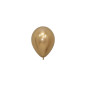 Round balloons 5" (12cm) chrome gold (Reflex Gold 970) – 50 Pcs