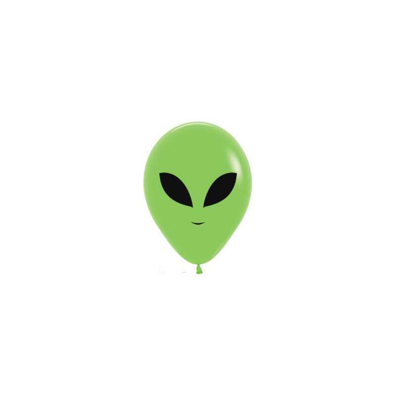 Ballons imprimés 5" (12cm) - Alien - Vert - 031 - 50 Pcs Ballons imprimés 5" (12cm) - Alien - Vert - 031 - 50 Pcs