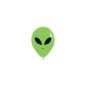 Ballons imprimés 5" (12cm) - Alien - Vert - 031 - 50 Pcs Ballons imprimés 5" (12cm) - Alien - Vert - 031 - 50 Pcs