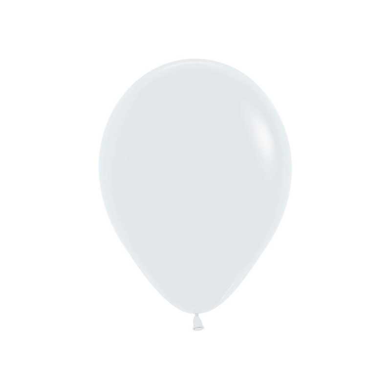 Ballons ronds 9" (23cm) blanc (White 005) – 50 pcs