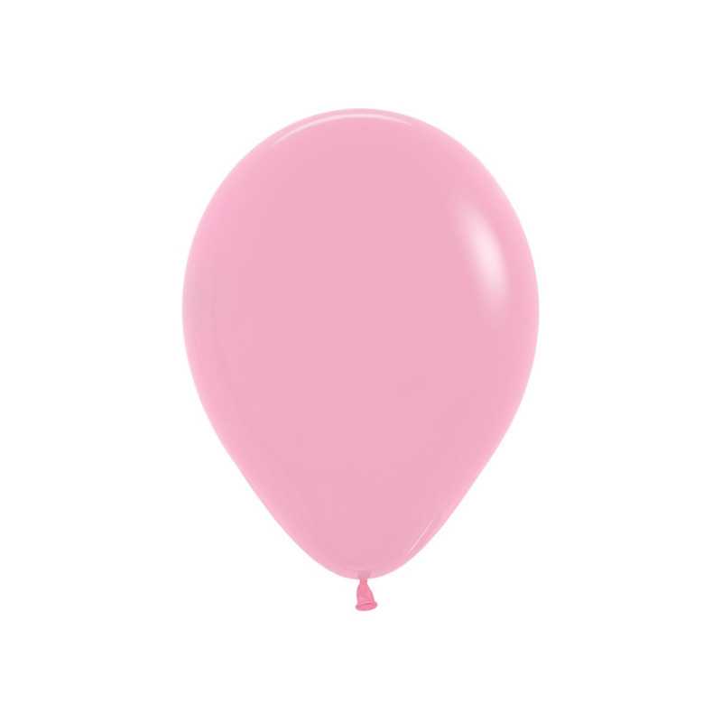 Round balloons 9" (23cm) light pink (Pink 009) – 50 pcs