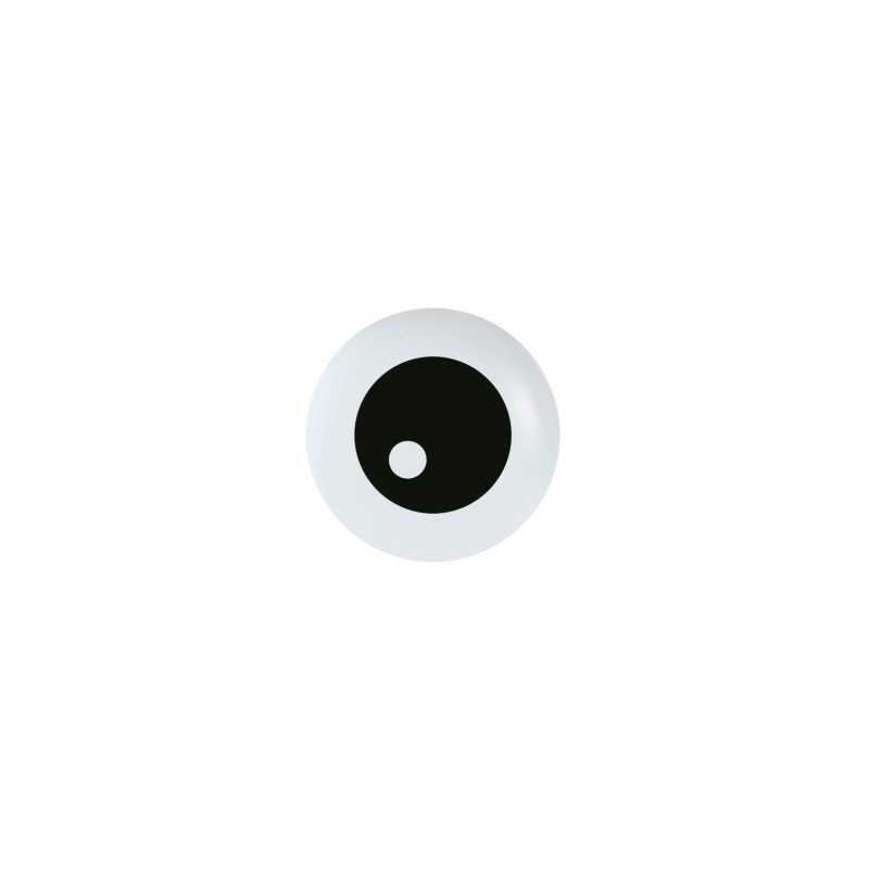 Ballons imprimés 5" (12cm) - Eye Ball - White - 005 - 50 Pcs