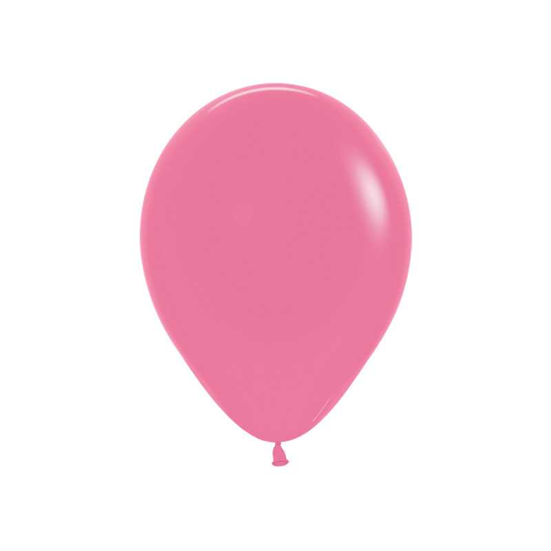 Ballons ronds 9" (23cm) rose (Rose 011) – 50 pcs