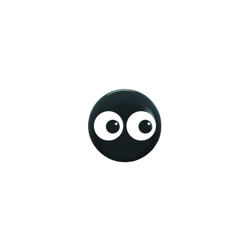 Ballons imprimés 5" (12cm) - Double Eyes - Black - 080 - 50 Pcs
