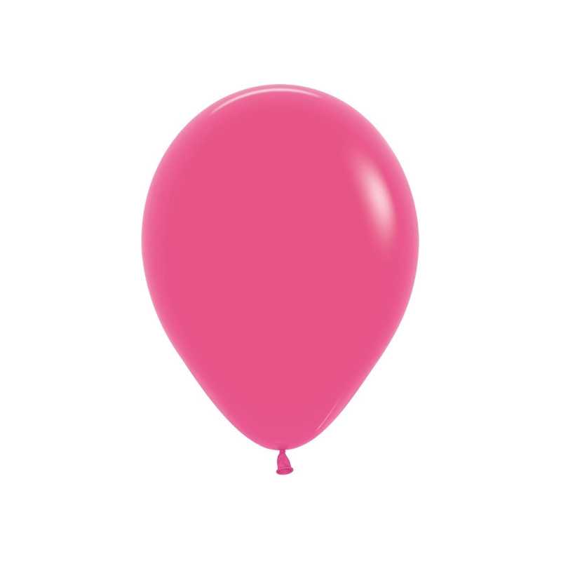 Round balloons 9" (23cm) fuchsia (Fuchsia 012) – 50 pcs