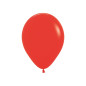 Ballons ronds 9" (23cm) rouge (Red 015) – 50 pcs