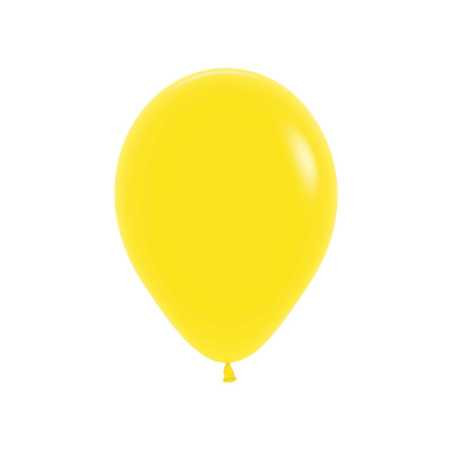 Ballons ronds 9inch (23cm) - Yellow - 020 R9020 Sempertex France