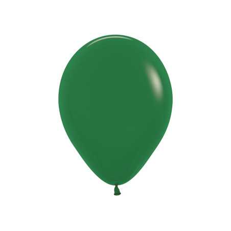 Round balloons 9inch (23cm) - Forest Green - 032 R9032 Sempertex France