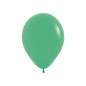 Round balloons 9" (23cm) green (Green 030) – 50 pcs