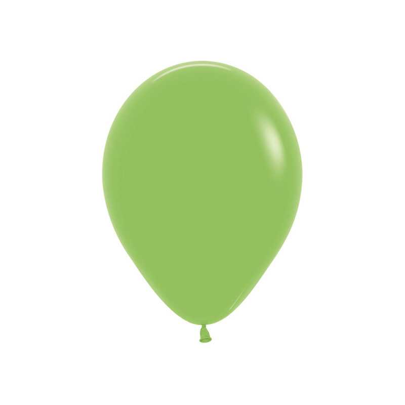 Round balloons 9" (23cm) anise green (Lime Green 031) – 50 pcs
