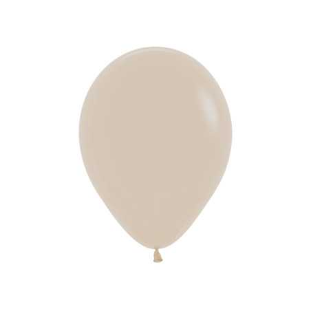 Round balloons 9inch (23cm) - White Sand - 071 R9071 Sempertex France