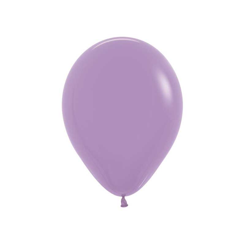 Round balloons 9" (23cm) lilac (Lilac 050) – 50 pcs