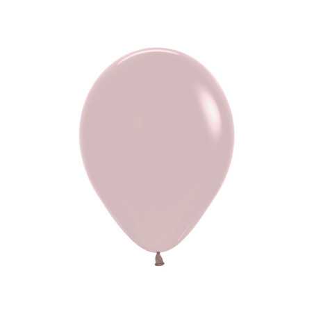 Round balloons 9inch (23cm) - Pastel Dusk Pink - 110 R9110 Sempertex France