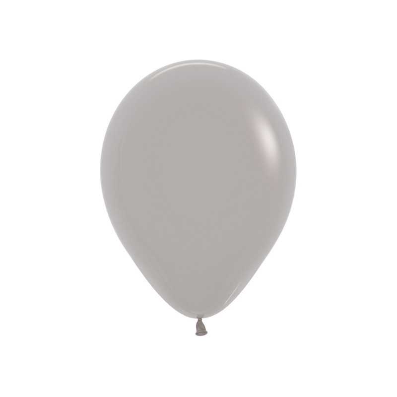 Ballons ronds 9" (23cm) gris (Grey 081) – 50 pcs