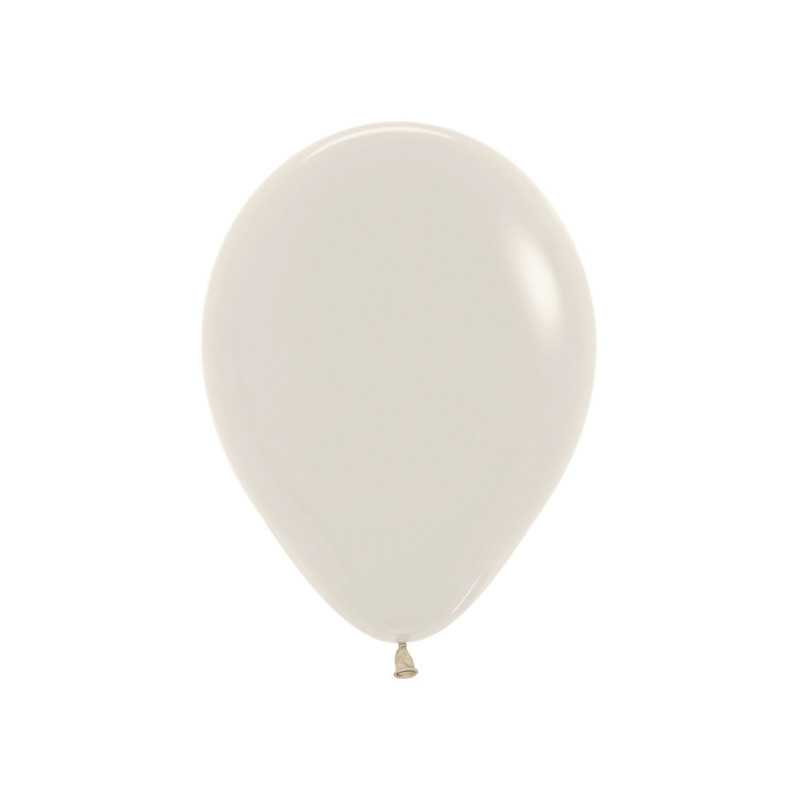 Ballons ronds 9" (23cm) crème (Pastel Dusk Cream 107) – 50 pcs