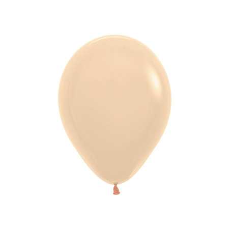 Round balloons 9inch (23cm) - Pastel Matte Malibu Peach - 660 R9660 Sempertex France