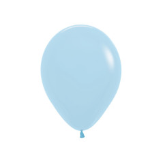 Ballons ronds 9inch (23cm) - Pastel Matte Blue - 640 R9640 Sempertex France