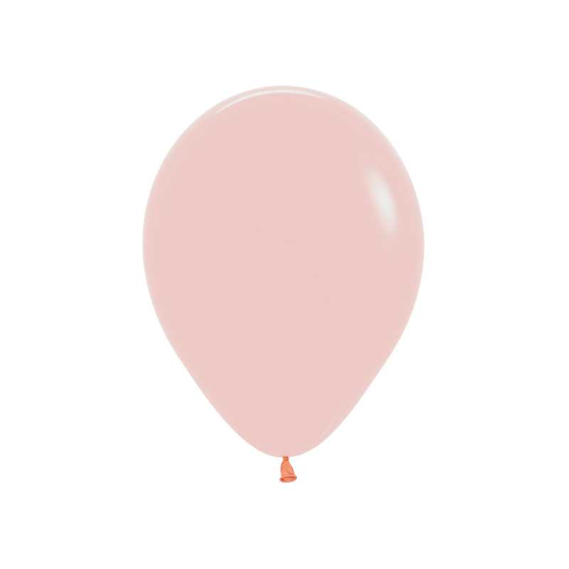 Ballons ronds 9" (23cm) melon pastel mat (Pastel Matte Melon 663) – 50 pcs