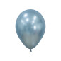 Round balloons 9" (23cm) silky arctic blue (Silk Arctic Blue 839) – 50 pcs