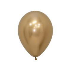 Round balloons 9inch (23cm) - Reflex Gold - 970 R9970 Sempertex France