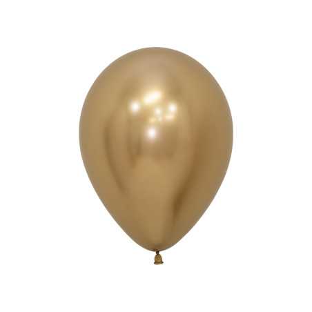 Ballons ronds 9inch (23cm) - Reflex Gold - 970 R9970 Sempertex France