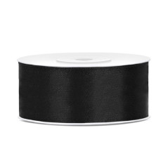 Ruban Satin Noir 25m  Sempertex France