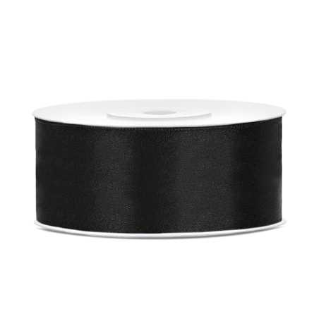 Ruban Satin Noir 25m  Sempertex France