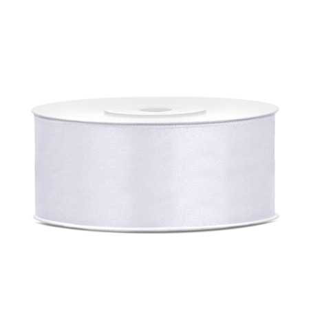 Ruban Satin, blanc 25m Sempertex France