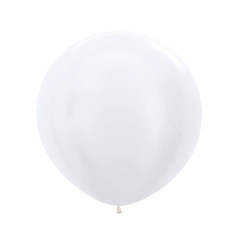 Round balloons 24inch (60cm) - Pearl White - 405 R24405 Sempertex France