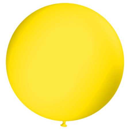 Ballon rond 72 pouces (180cm) - Jaune