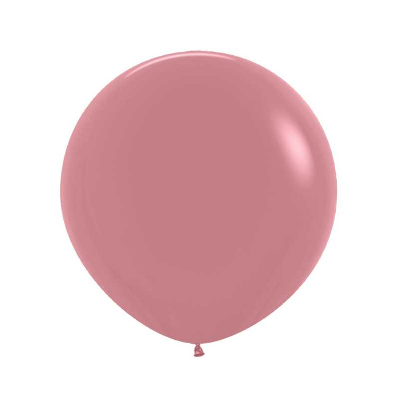 Ballons ronds 24" (60cm) vieux rose (Rosewood 010) – 10 Pcs Ballons ronds 24" (60cm) vieux rose (Rosewood 010) – 10 Pcs