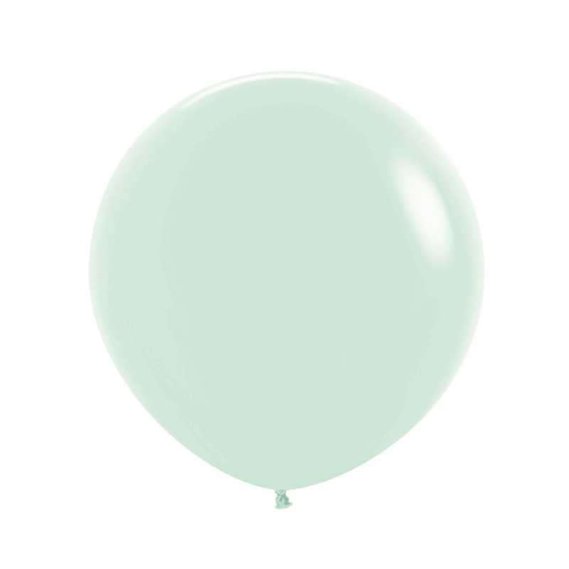 Round Balloons 24" (60cm) Pastel Matte Green 630 – 10 Pcs
