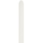 Ballons à sculpter 260 Nozzle Up blanc amande (Almond White 006) – 50 Pcs