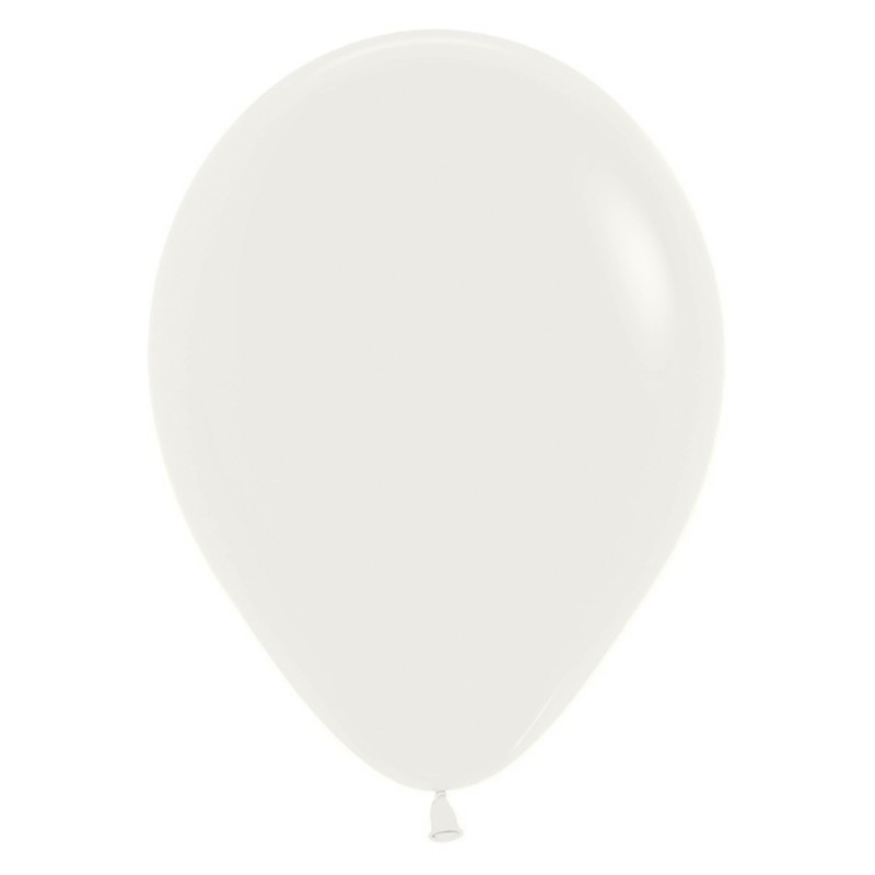 Ballons ronds 12" (30cm) blanc amande (Almond White 006) – 50 Pcs