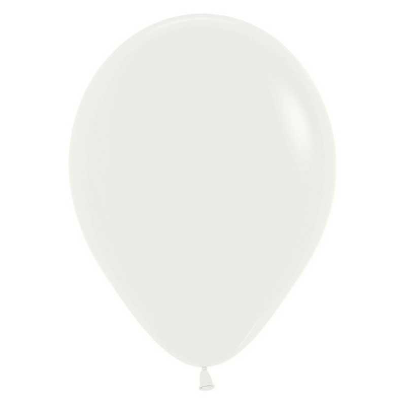 Round Balloons 12" (30cm) Almond White (006) – 50 Pcs
