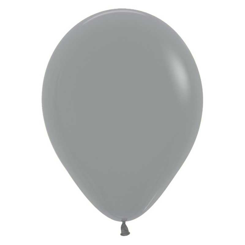 Round Balloons 12" (30cm) Urban Grey (Urban Grey 082) – 50 Pcs
