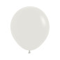 Ballons ronds 18" (40cm) blanc amande (Almond White 006) – 25 Pcs